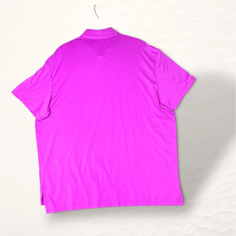 Polo Ralph Lauren Performance Polo Mens 2XL Purple Sporty Golf Active RLX Shirt